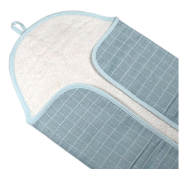 Ensemble cape de bain et tapis à langer