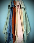 Cape de bain + gant bambou à personnaliser