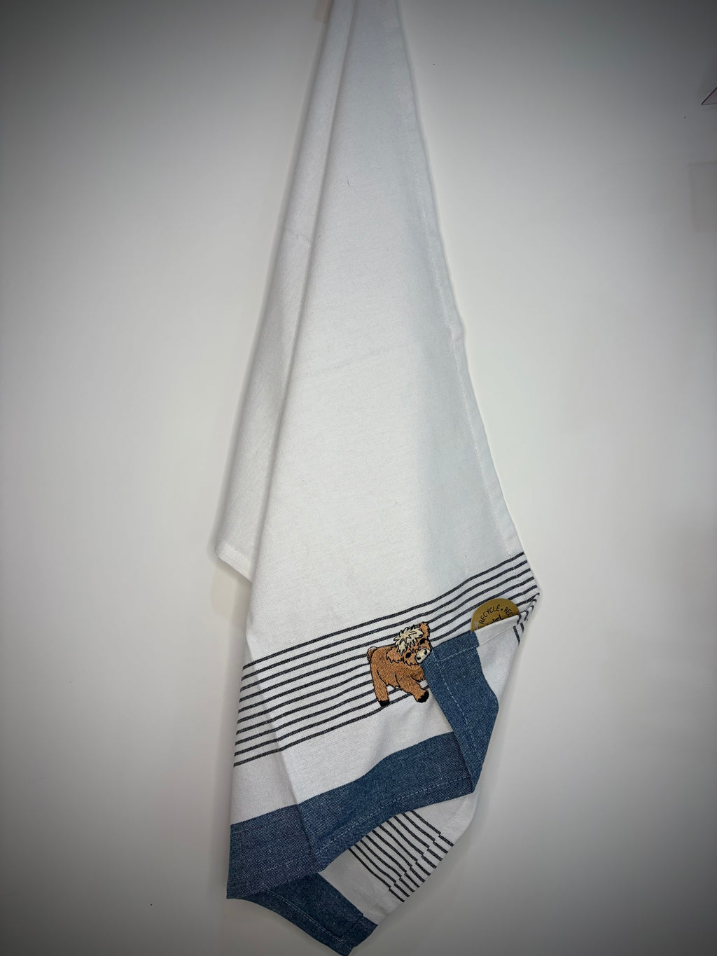Gourmet cow tea towel