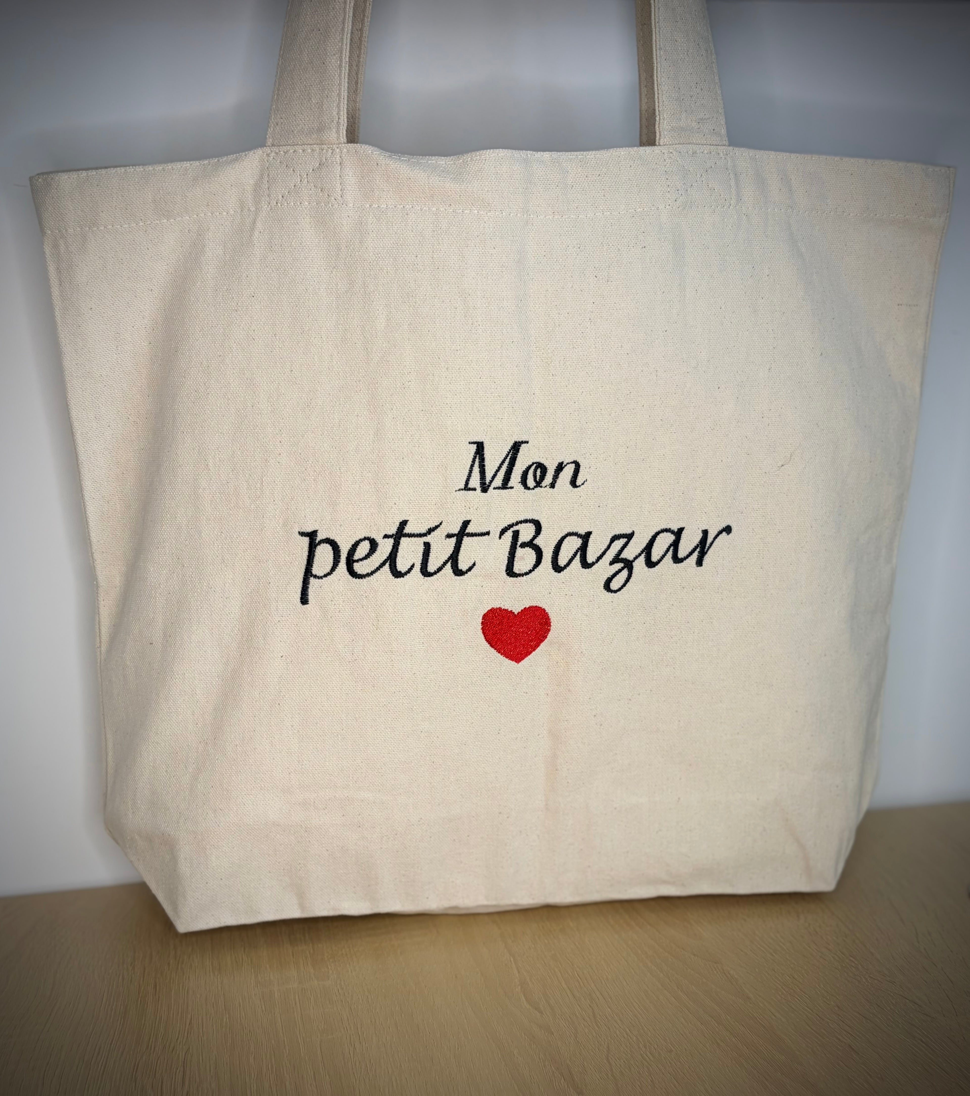 Sac shopping "Mon petit bazar"